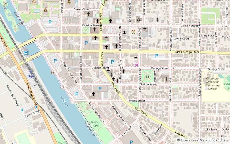 First Universalist Church location map