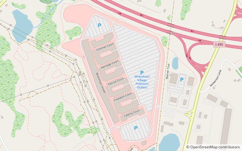 Wrentham Village Premium Outlets location map