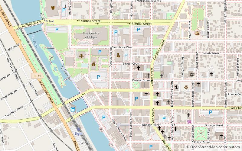 Elgin Professional Building location map