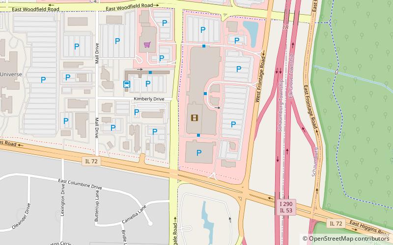 The Streets of Woodfield location map