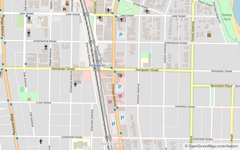 Evanston S.P.A.C.E. location map