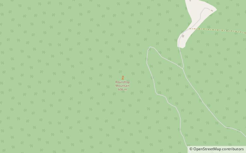 Roundtop Mountain location map