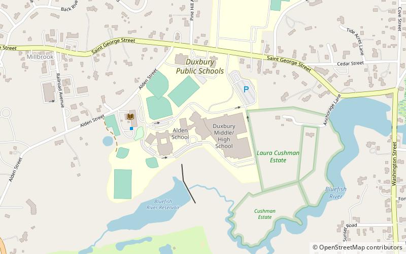 Duxbury Free Library Official location map