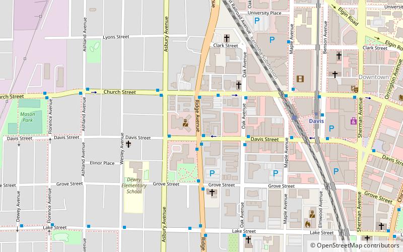 Oak Ridge Apartments location map