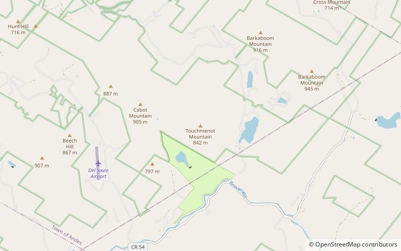 touchmenot mountain catskill park location map