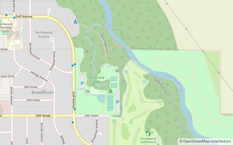 inis grove park ames location map