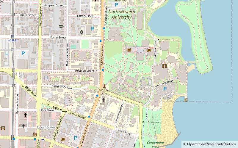 University Hall location map