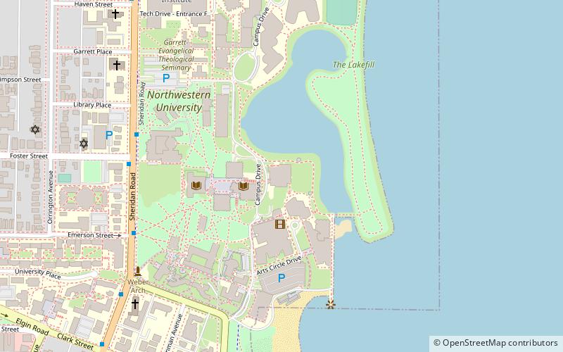 Norris University Center location map