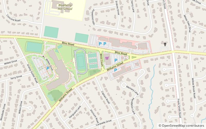 Longmeadow location map