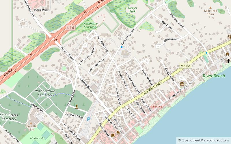 atlantic house provincetown location map