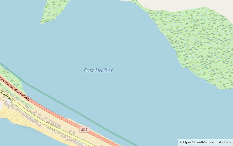 East Harbor location map
