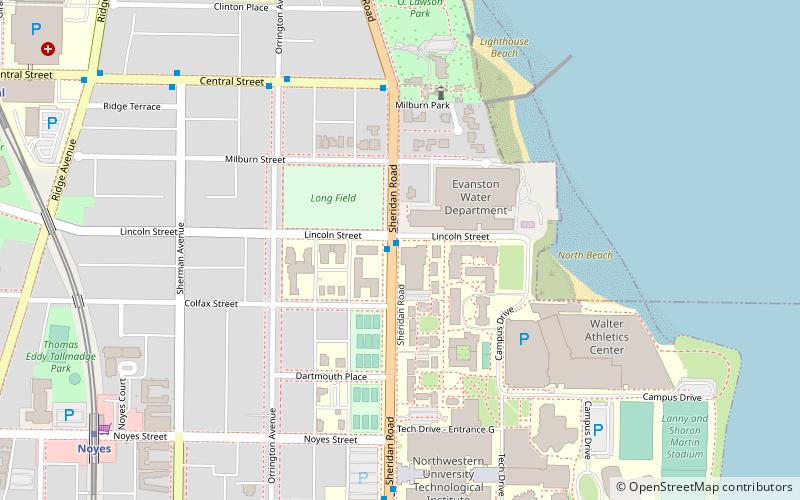 Patten Gymnasium location map