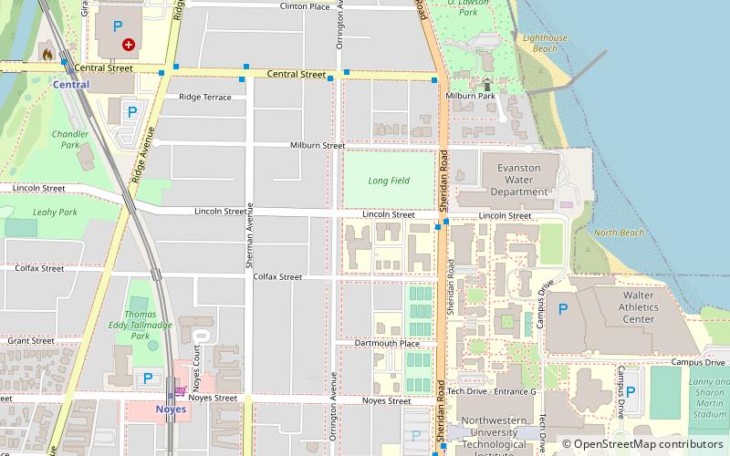 Old Roycemore School building location map