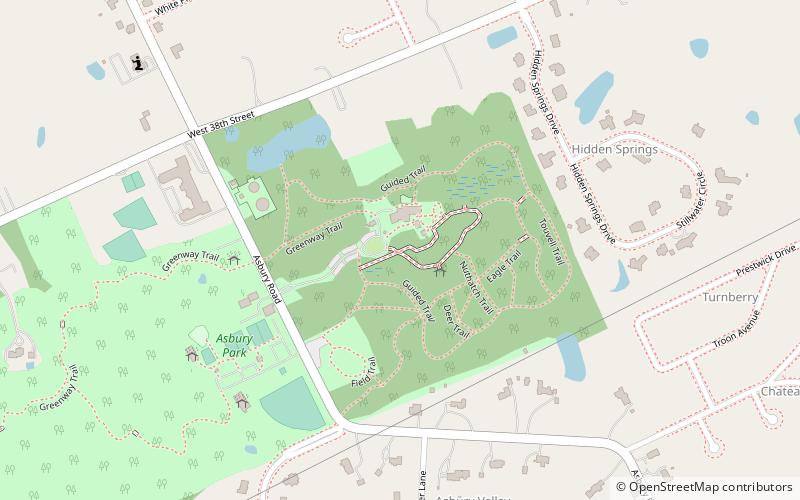 Asbury Woods Nature Center location map