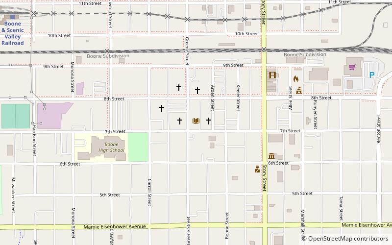 Ericson Public Library location map