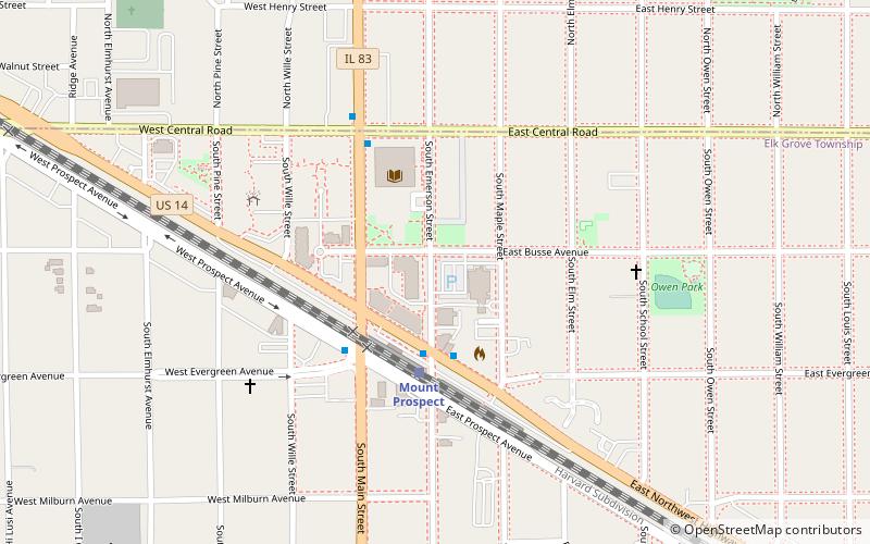 mount prospect public library location map