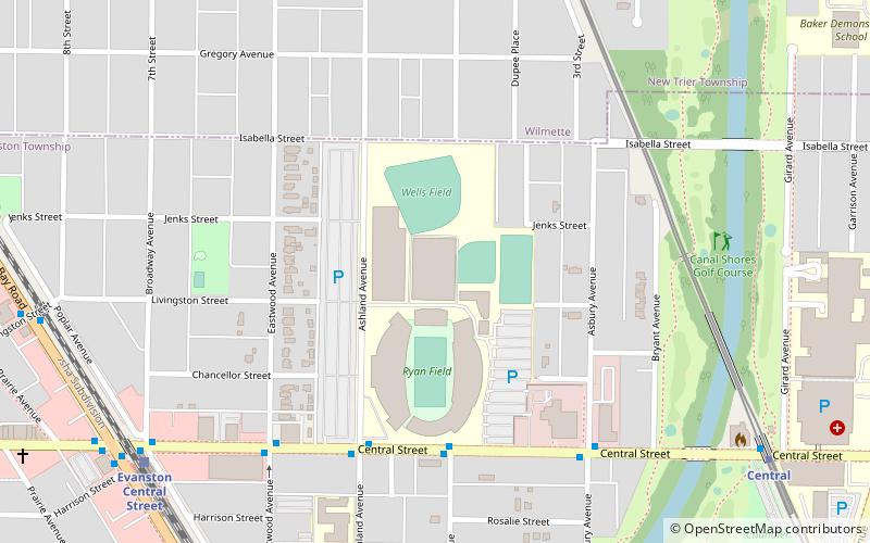 Welsh-Ryan Arena location map