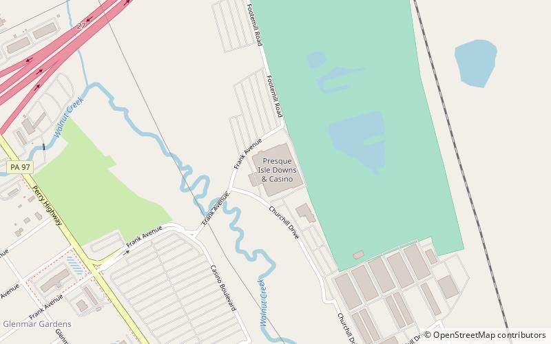 Presque Isle Downs location map
