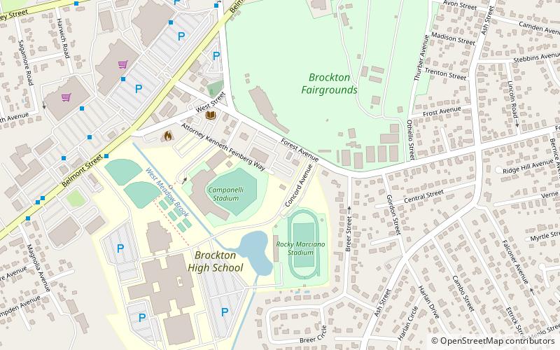 Forest Avenue School location map