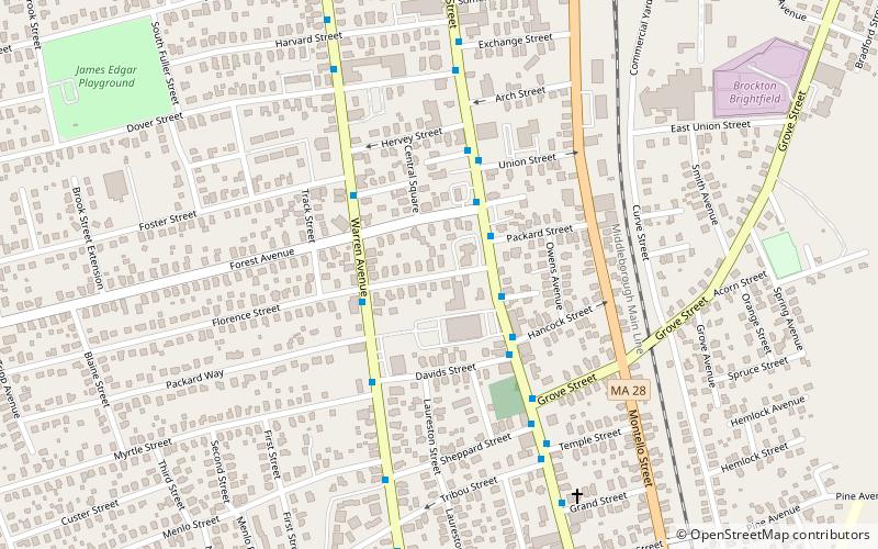 Moses Packard House location map