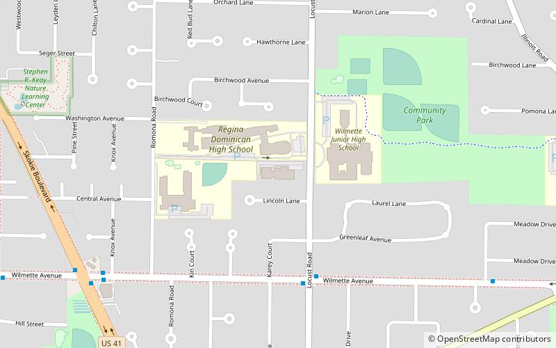 Wilmette Public Schools District 39 location map