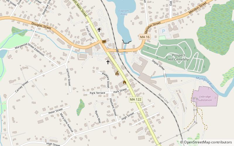 Uxbridge Town Hall location map