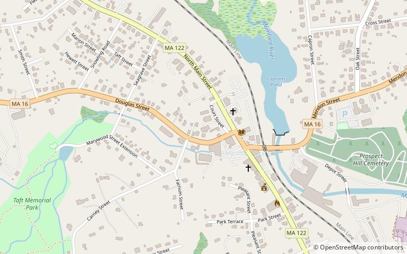 uxbridge common district location map
