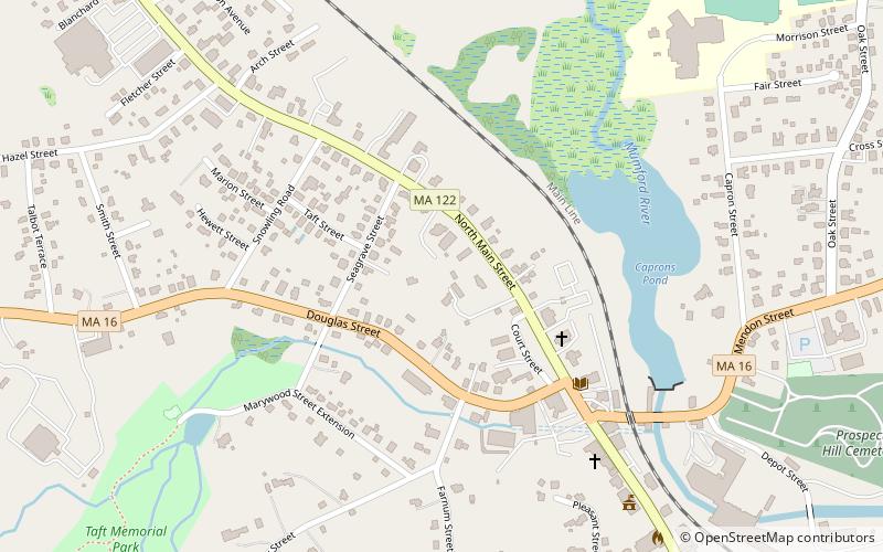 Francis Deane Cottage location map