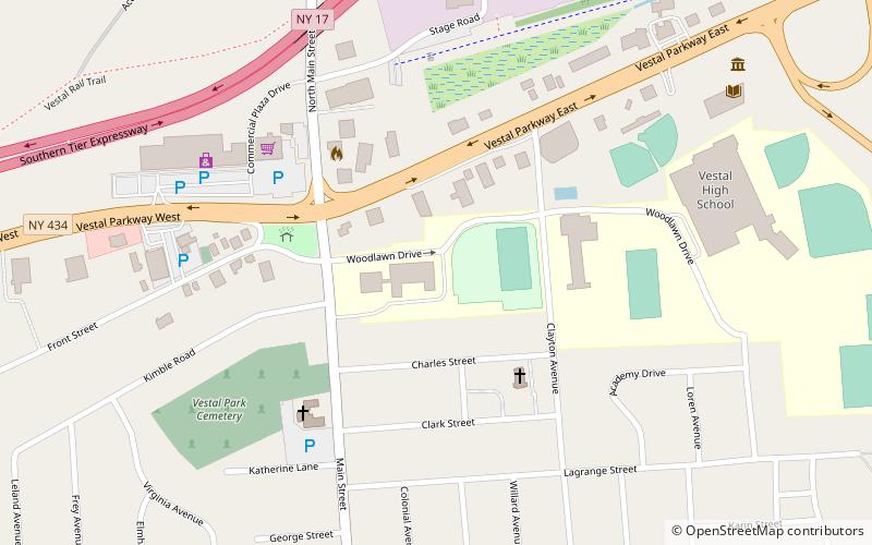 Vestal Central School location map