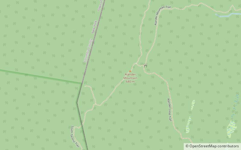 alander mountain mount washington state forest location map