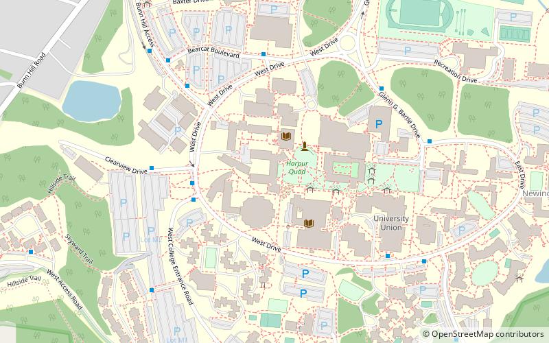 Binghamton University Art Museum location map