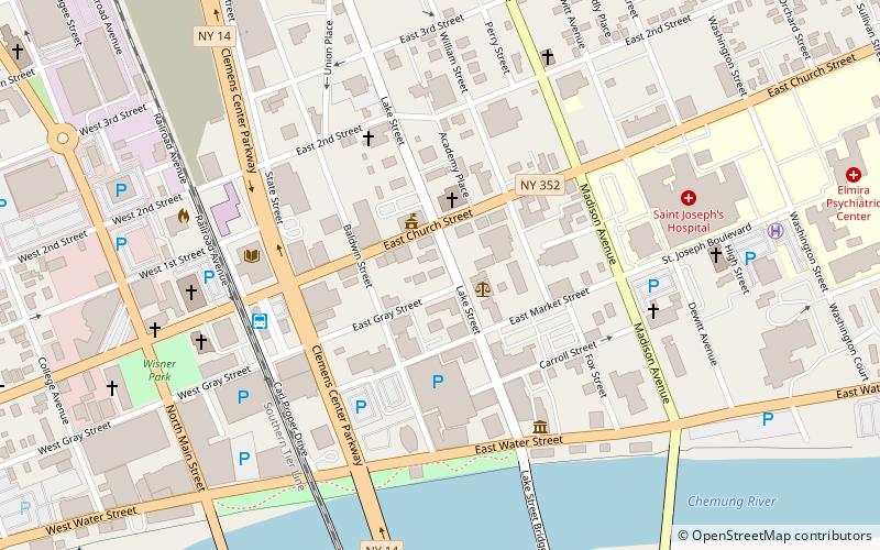 Arnot Art Museum location map