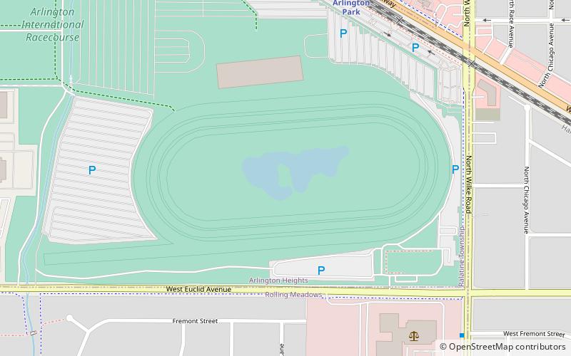 Arlington Park location map