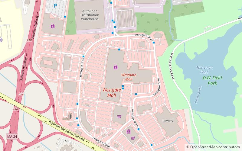 Westgate Mall location map