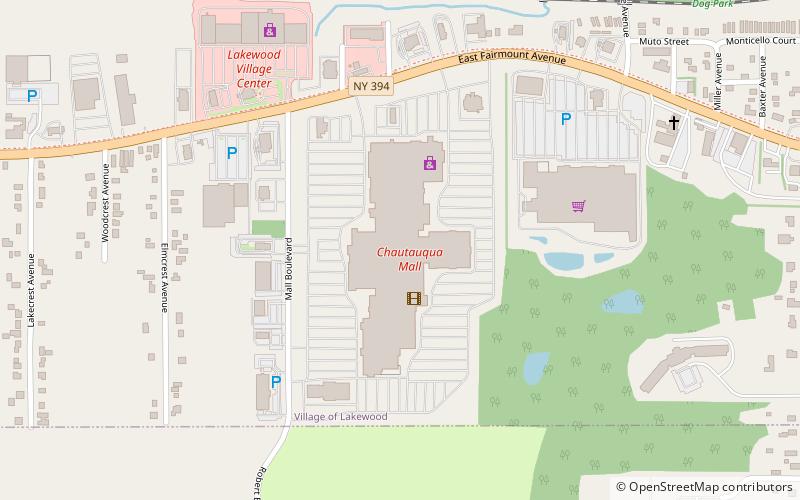 Chautauqua Mall location map