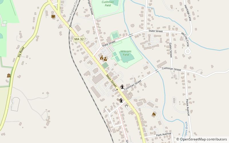 Monson location map