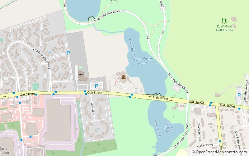 Fuller Craft Museum location map