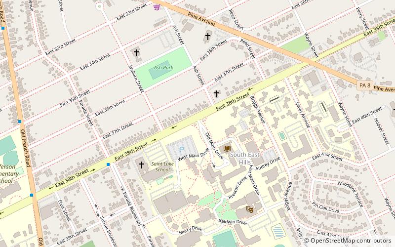 Mary D'Angelo Performing Arts Center location map