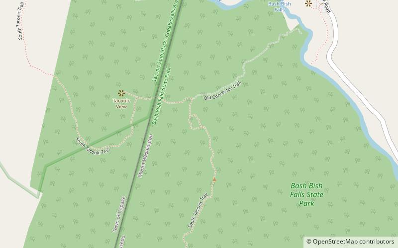 Bash Bish Falls location map