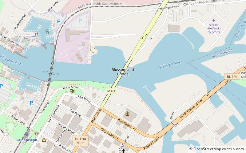 Blossomland Bridge location map