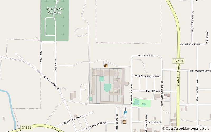 Penitenciaría estatal de Anamosa location map