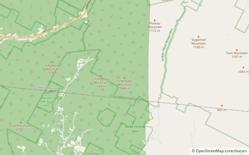 Olderbark Mountain location map