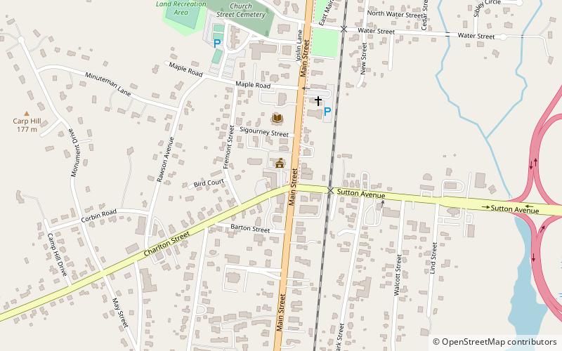 Oxford location map