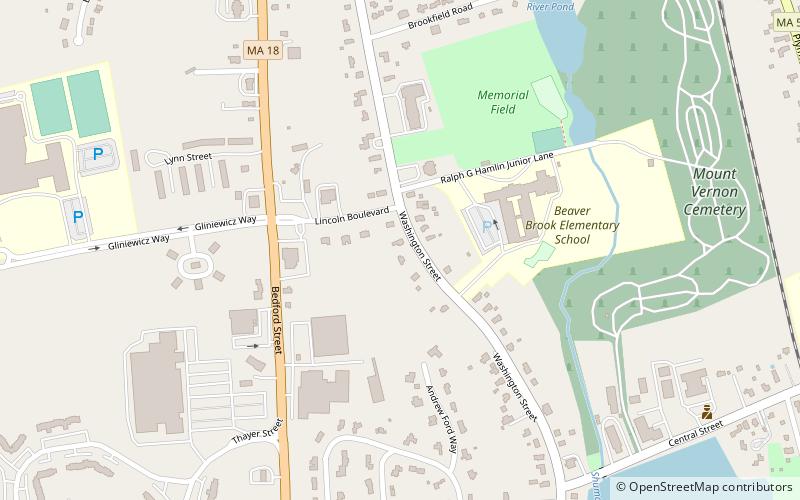 Abington location map