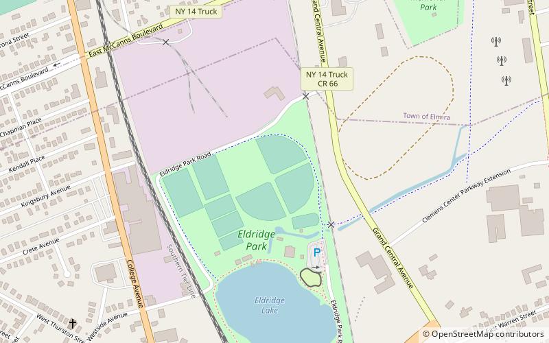 Eldridge Park location map