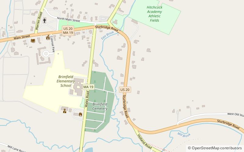 Brimfield location map