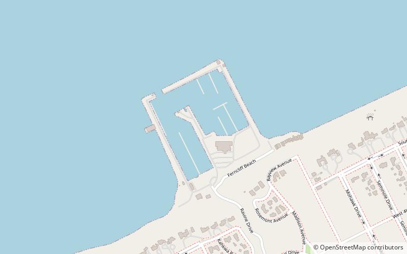 Erie Yacht Club location map
