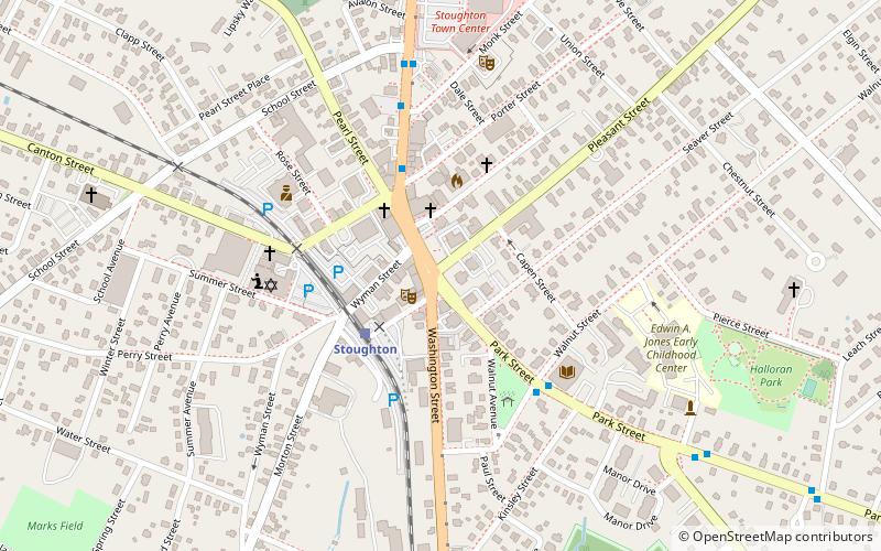 Lucius Clapp Memorial location map