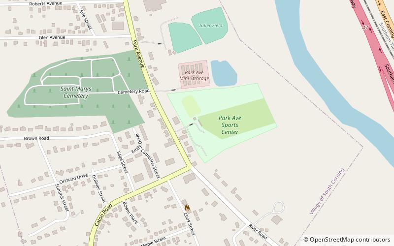 Park Avenue Sports Center location map
