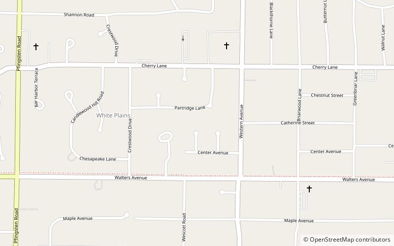Northbrook Public Library location map